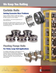 Carbide & Floating Flange Rolls